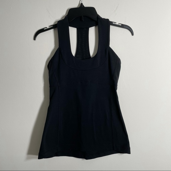 lululemon athletica Tops - Lululemon Scoop Neck Mesh Racerback Tank Top